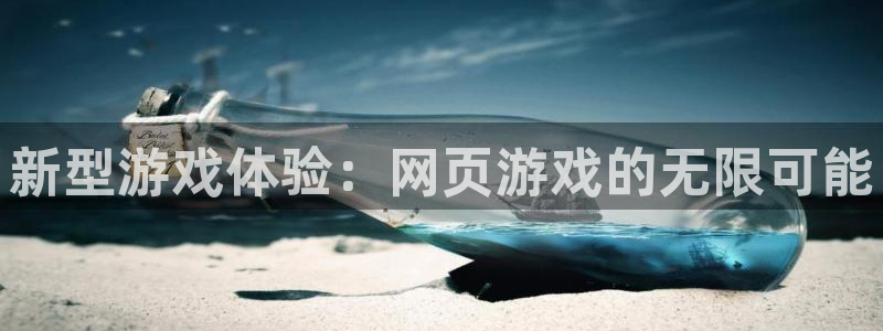 鼎点娱乐平台负责人：新型游戏体验：网页游戏的无限可能